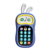 Интерактивная игрушка телефон Ушастик-Лапочка P3 фиолетовый Alilo 60420 1